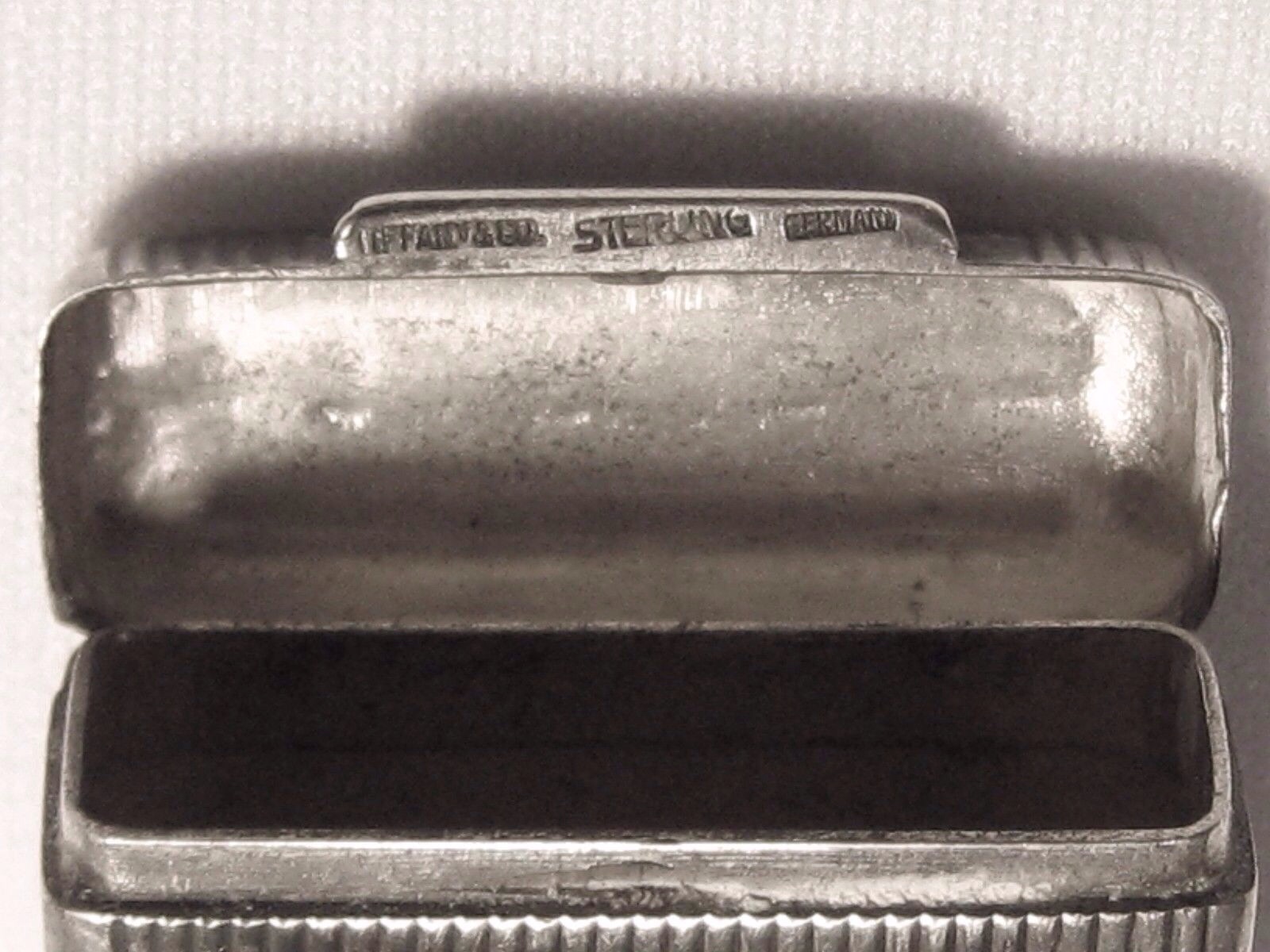 Sterling Silver Tiffany Apple Pill Box
